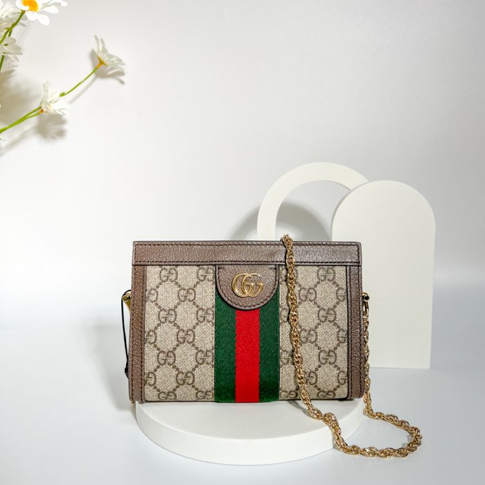Gucci Ophidia 迷你鏈帶肩背包