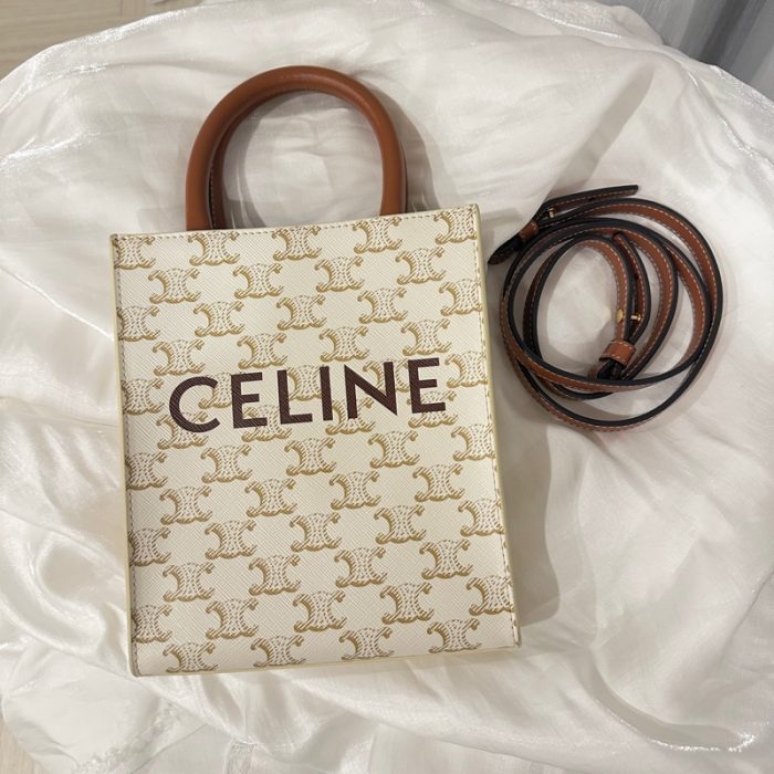 Celine Mini Tote 迷你老花琴譜包 米白