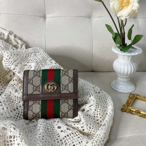 Gucci Ophidia French Flap 法式釦式翻蓋短錢包