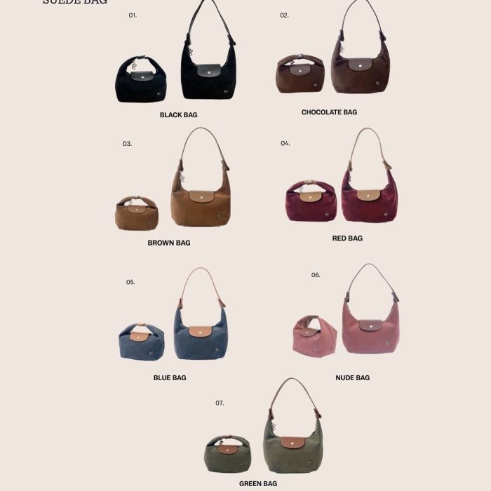 泰國🇹🇭 Pony MO-YA絨面拼接肩背包(小號)