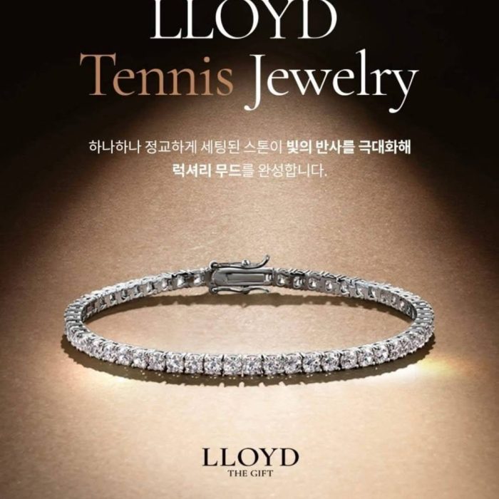 韓國Lloyd S925純銀網球手鍊